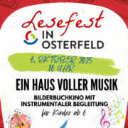 Lesefest Osterfeld - Plakat